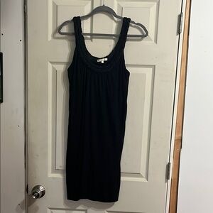 Matty M Black Braided Strap Dress